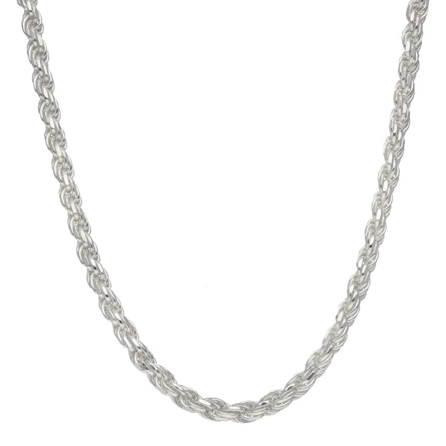 Silver Rope Chain 22inch