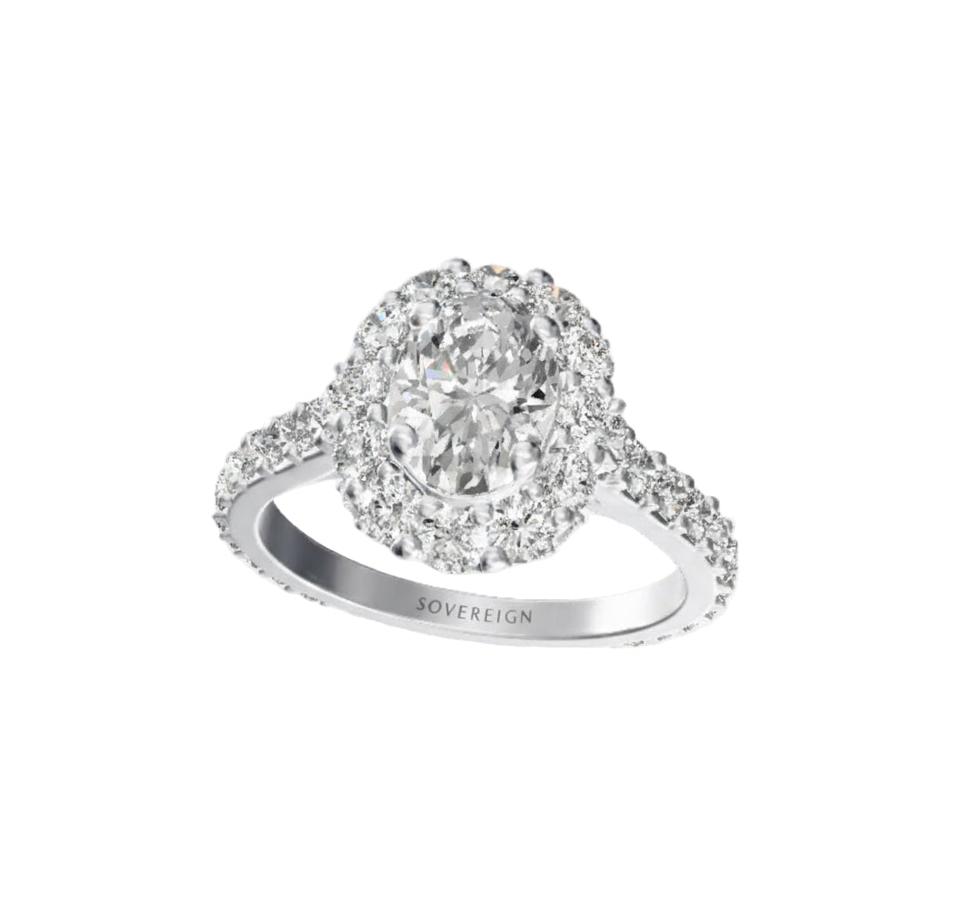 18ct White Gold Diamond Ring