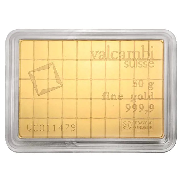 Valcambi 50 x 1g Gold CombiBar