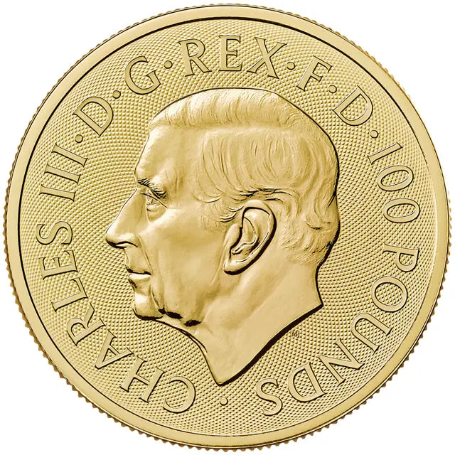 2025 UK The Lion and The Eagle 1oz Gold Coin