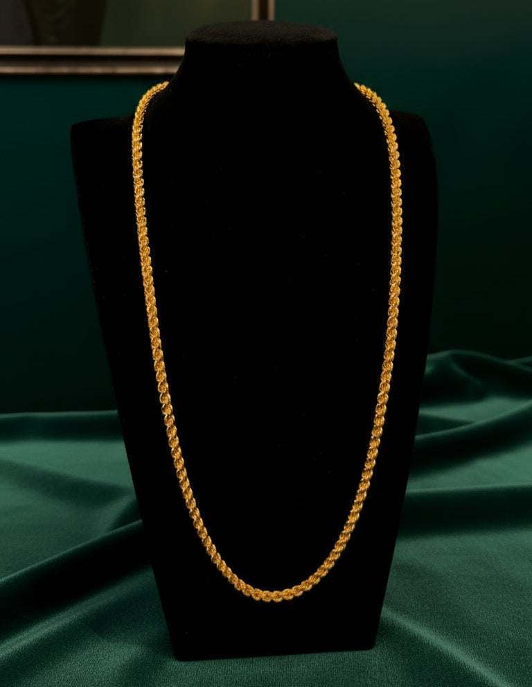 22ct 150g Men’s Rope Chain Hand Made