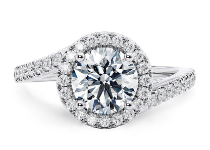 Silver Class Lab Diamond Ring