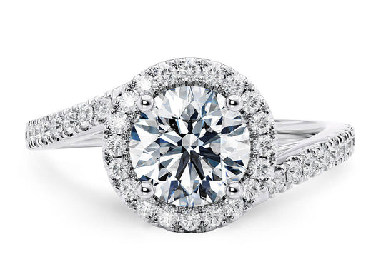 Silver Class Lab Diamond Ring