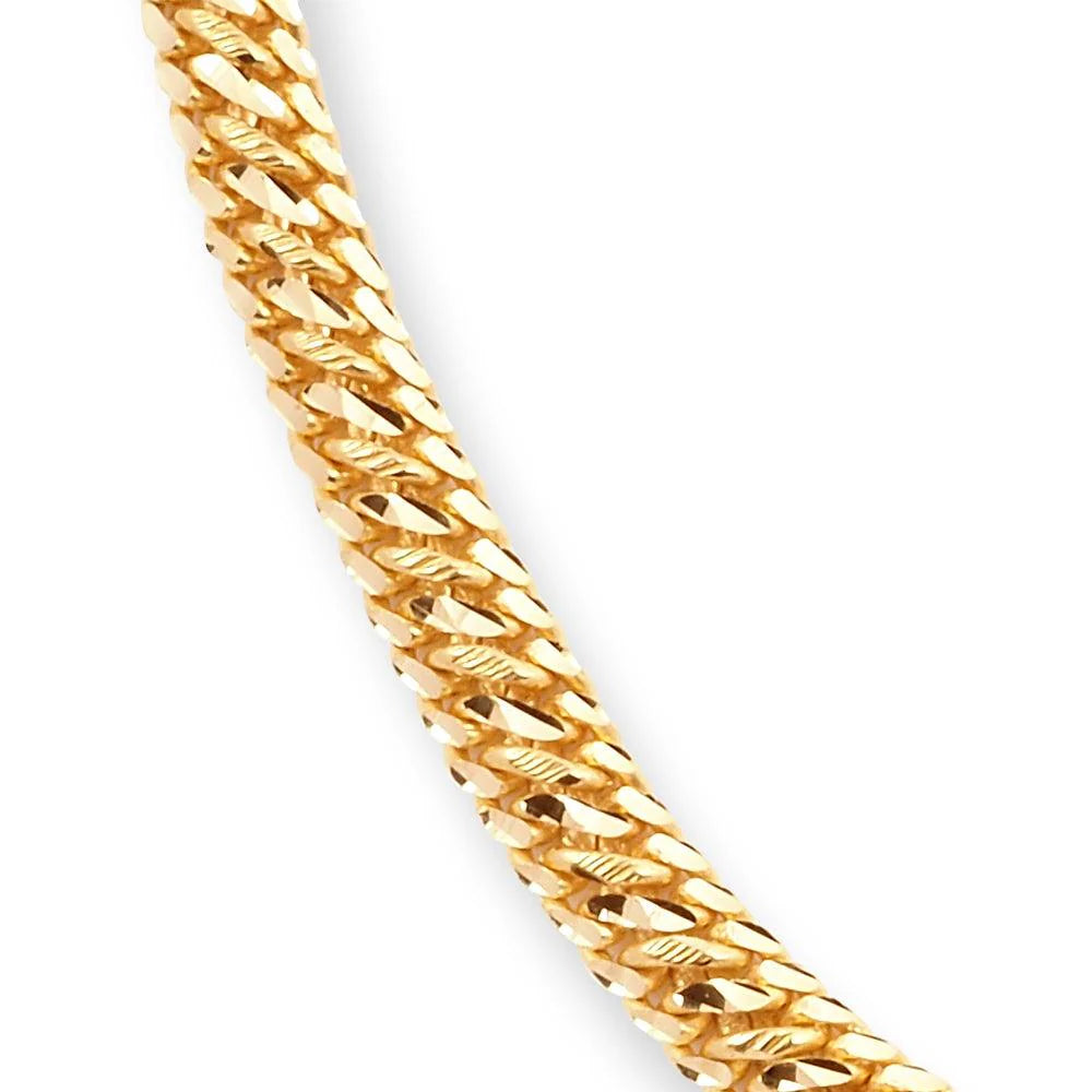 22ct 150g Yellow Gold Chain Hand Made