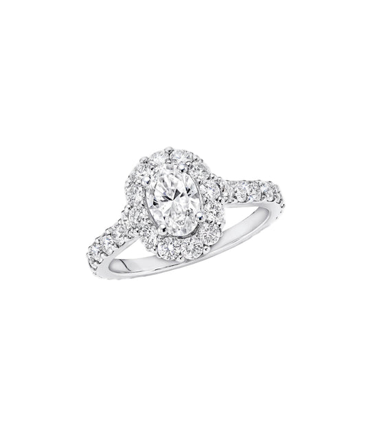 18ct White Gold Diamond Ring
