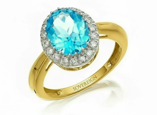 9ct Gold Topaz Ring