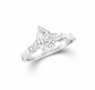 18ct White Gold Pear Diamond Ring