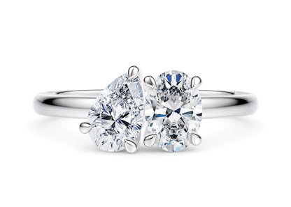 Silver Special Lab Diamond Ring