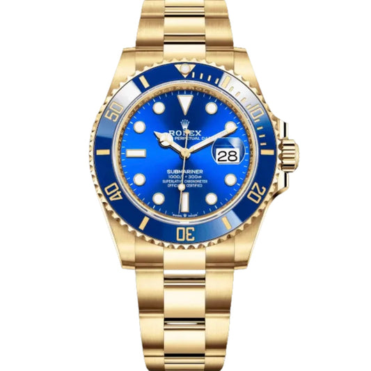 ROLEX SUBMARINER 126618LB 41MM OYSTER YELLOW GOLD