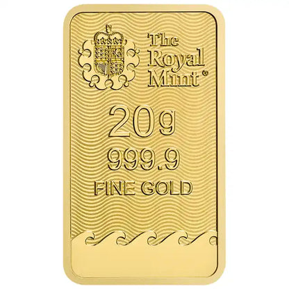 The Royal Mint Britannia 20g Gold Bar