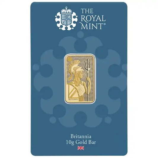 The Royal Mint Britannia 10g Gold Bar