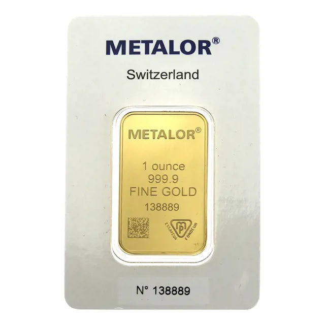 1oz Metalor Gold Bar