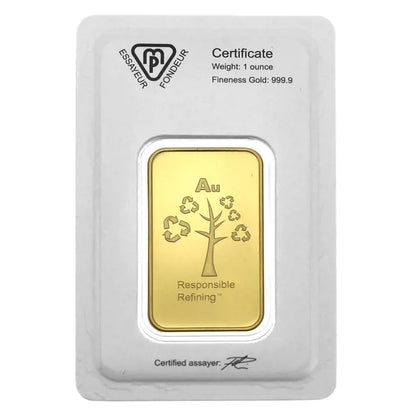 1oz Metalor Gold Bar