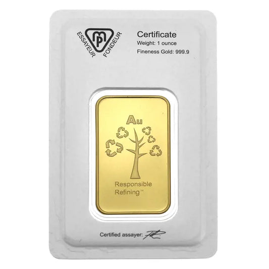 1oz Metalor Gold Bar