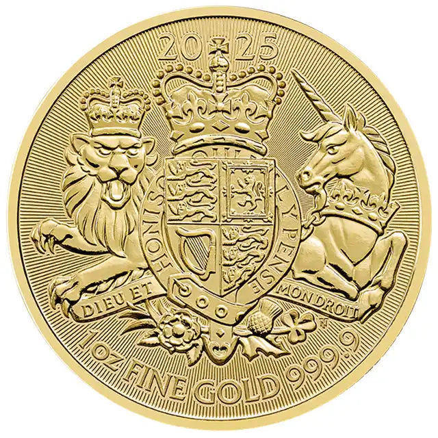 2025 UK Royal Arms 1oz Gold Coin
