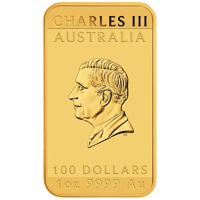 2025 Australian Dragon Rectangular 1oz Gold Coin