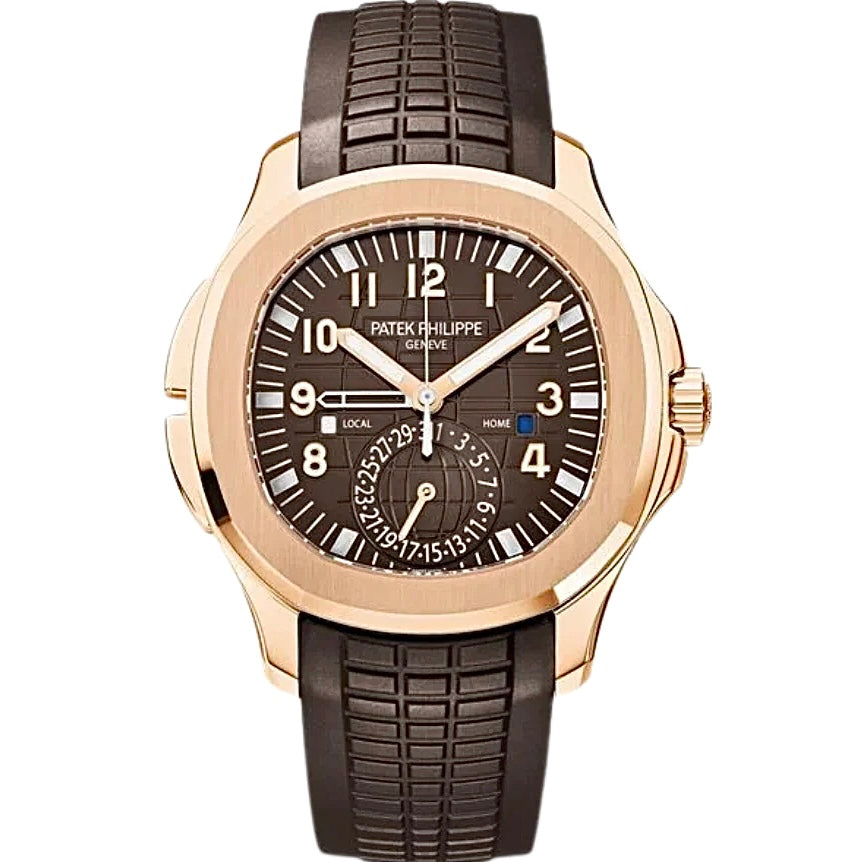 PATEK PHILIPPE AQUANAUT TRAVEL TIME 5164R ROSE GOLD