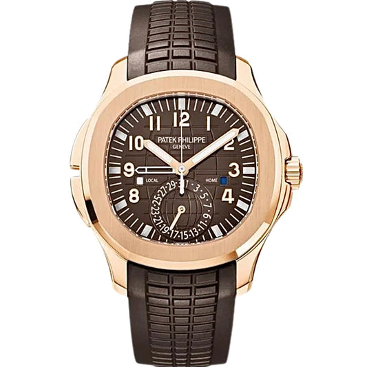 PATEK PHILIPPE AQUANAUT TRAVEL TIME 5164R ROSE GOLD
