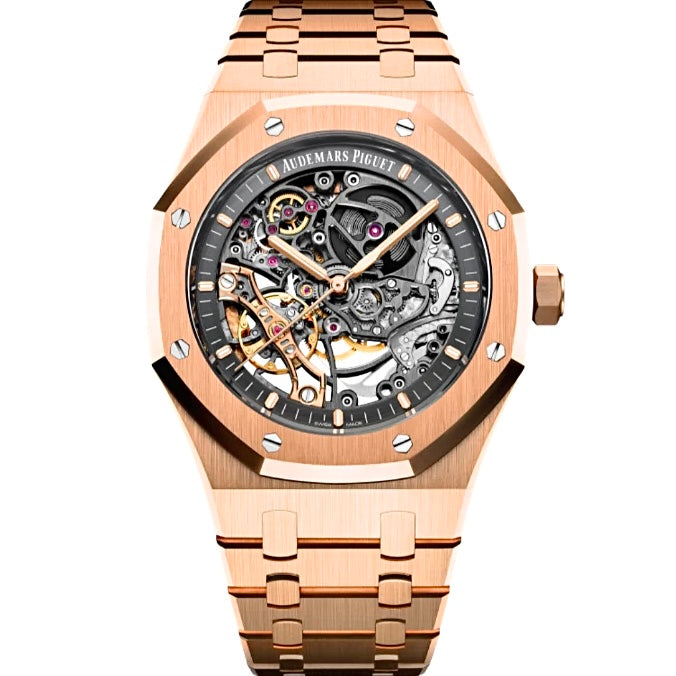 AUDEMARS PIGUET ROSE GOLD ROYAL OAK DOUBLE BALANCE 15407OR