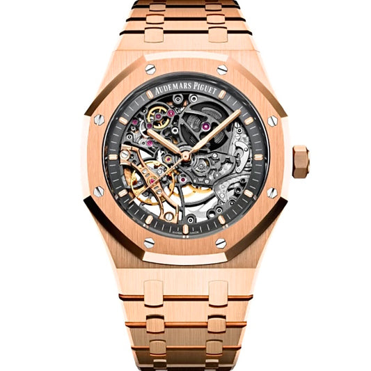 AUDEMARS PIGUET ROSE GOLD ROYAL OAK DOUBLE BALANCE 15407OR