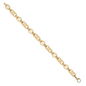 9ct YG 10mm Star & Bar Chain