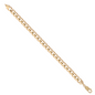 9ct YG 8mm Bombe Curb Chain
