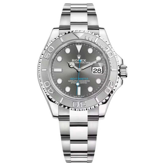 ROLEX YACHTMASTER 126622 40MM RHODIUM DIAL PLATINUM STAINLESS STEEL