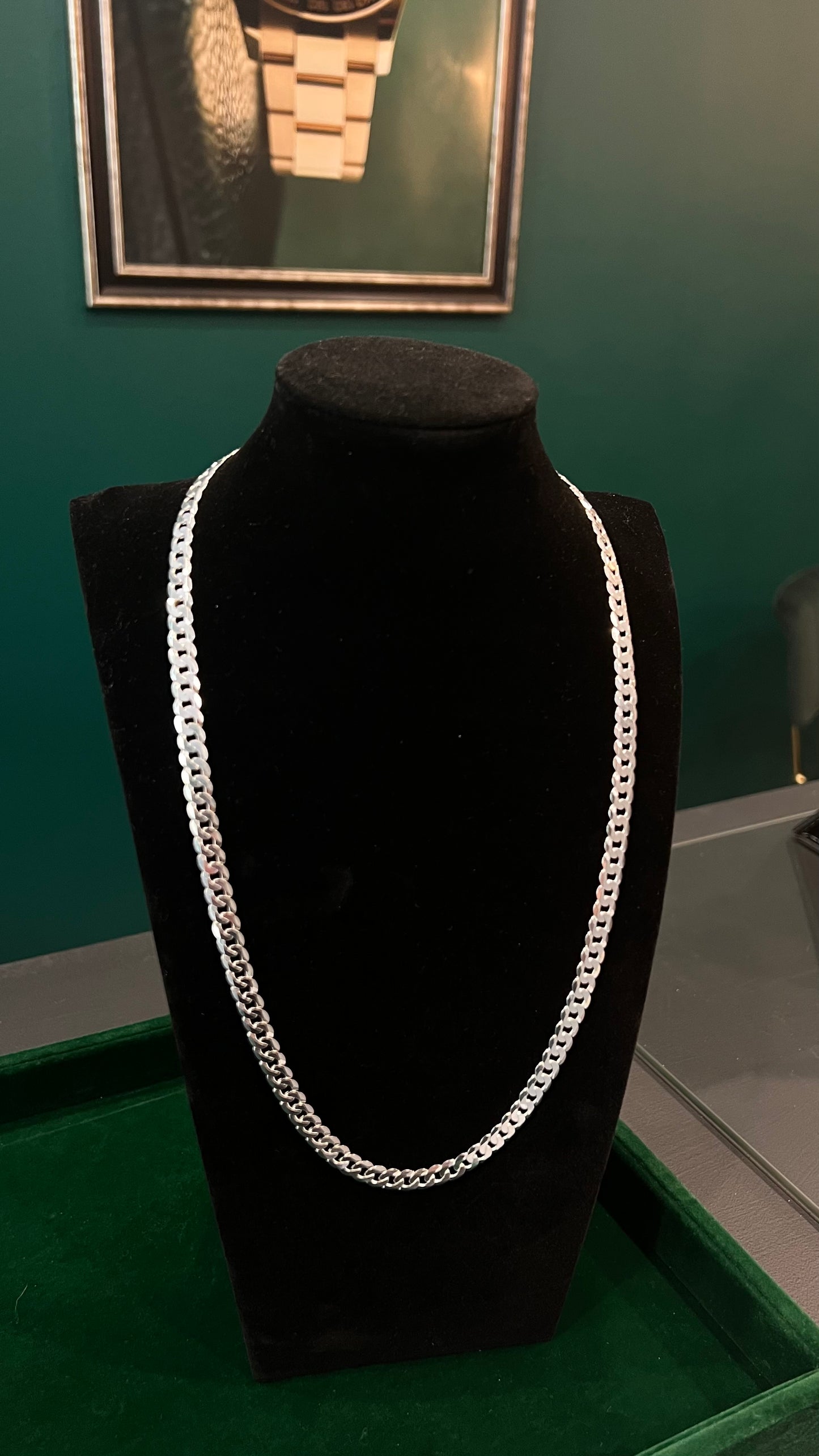 Sliver Curb Chain