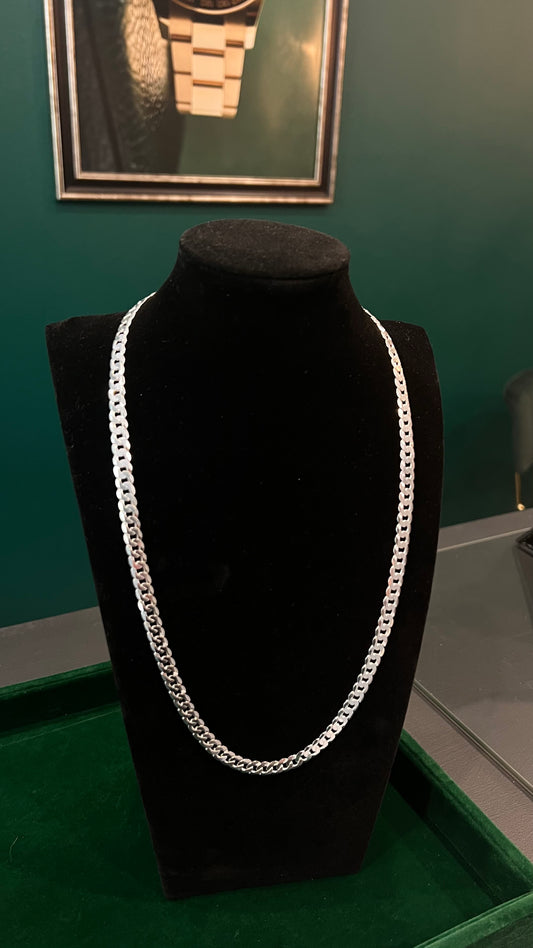 Sliver Curb Chain