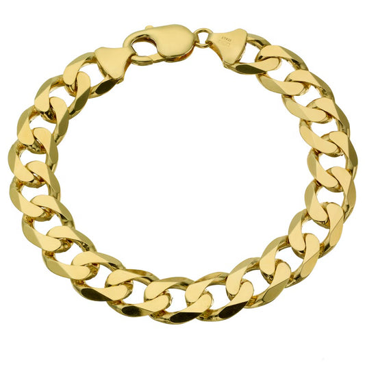 9ct Yellow Gold Curb Bracelet