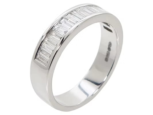 18ct WG Diamond Half Eternity Ring 2.28ct