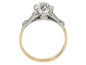 18ct YG Antique Old Cushion Cut Diamond Solitaire Ring 2.60ct