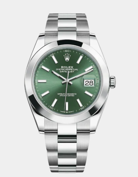 SMOOTH OYSTER MINT GREEN DATEJUST 126300